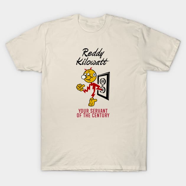 Reddy Kilowatt - Vintage Retrocolor T-Shirt by Sayang Anak